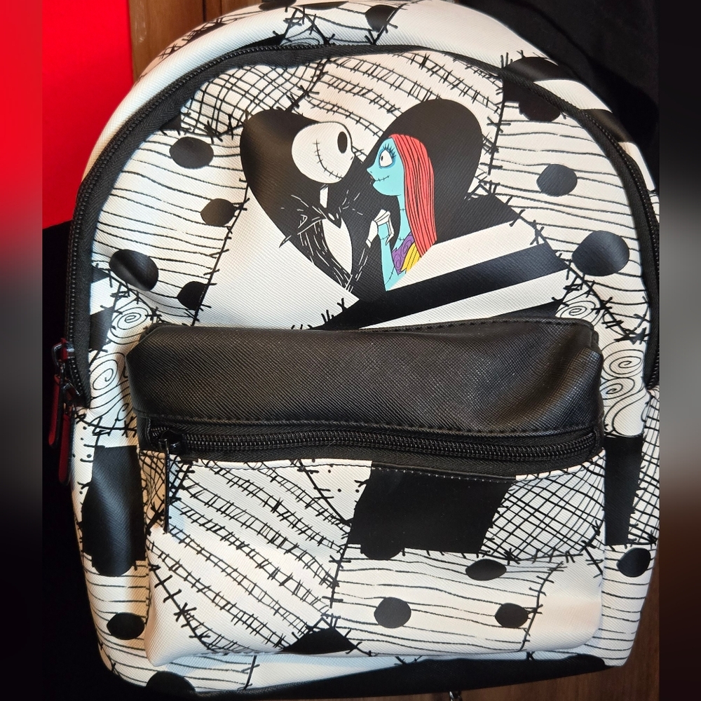 Nightmare Before Christmas Jack and Sally Mini Backpack